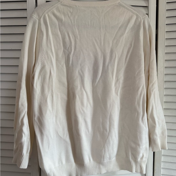 Draper James Ivory Knit Watermelon Sweater XL - Picture 4 of 4